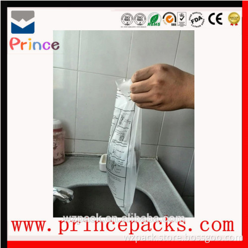 Meal Ready to Eat (MRE) Packaging 1 Gallon Flat Aluminum Foil Mylar Bag/